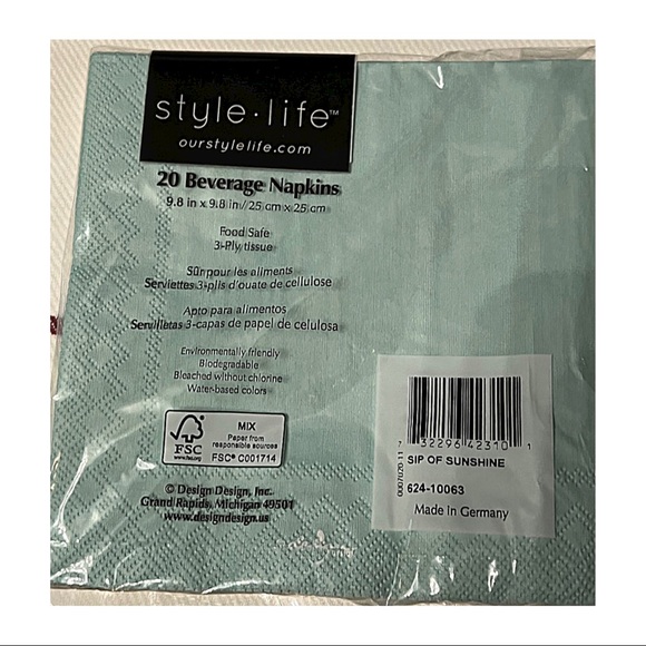 DRINKING NAPKINS - Picture 4 of 5